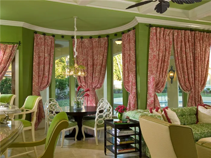 brilliant-living-room-home-design-ideas-introduces-harmonious-sofa-set-complete-gorgeous-window-treatment-with-long-curtains-feat-wondrous-green-wall-tone-deco-window-treatment-with-long-curtains-home