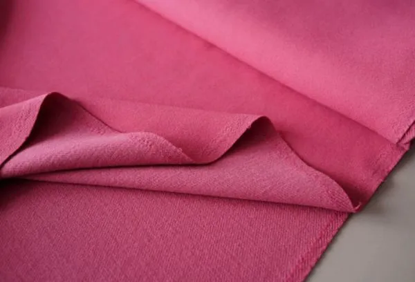 Ткань креп розовая