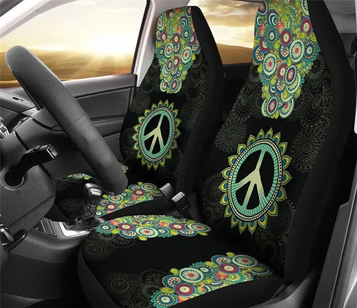 Чехол на сиденье авто в стиле хиппи