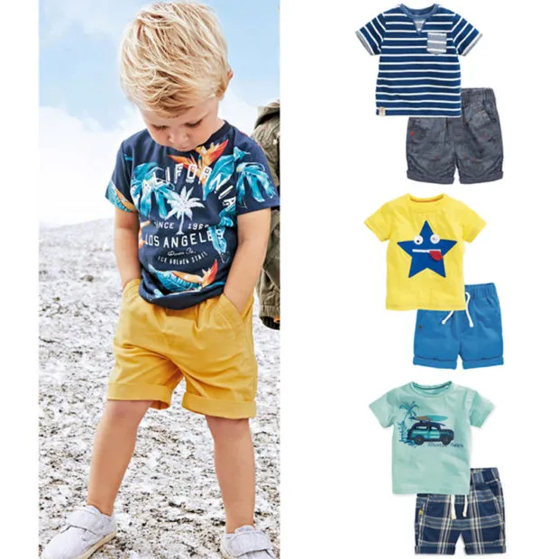 детская мода: комплект футболка шорты