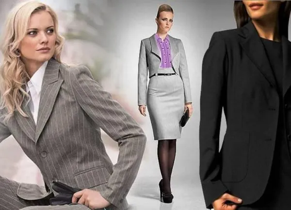 Костюмы - основная деталь делового стиля одежды для женщин