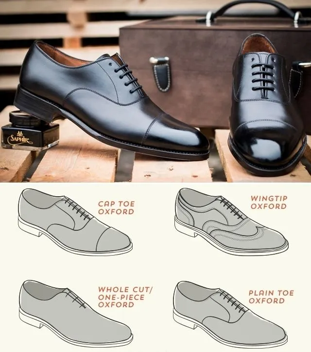 Виды классической мужской обуви - Оксфорды