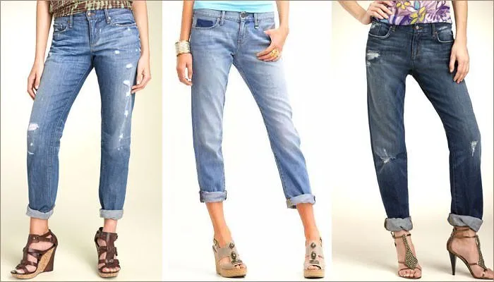 джинсы с подворотами
