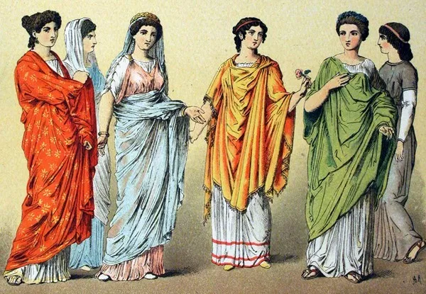 Одежда женщин в древнем Риме