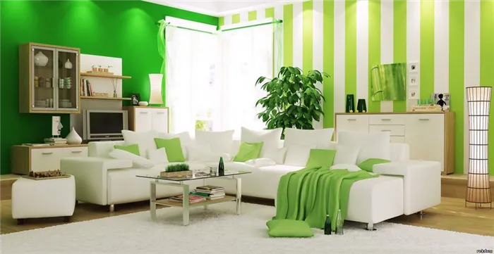 Фото № 10: Сочетание цветов в интерьере с зеленым оттенком: 20 стильных идей
