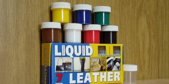 Набор жидкой кожи семи цветов Liquid leather