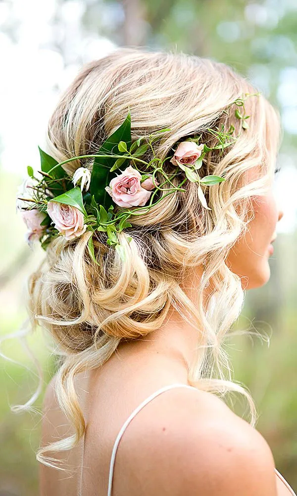 цветы в волосы для невесты