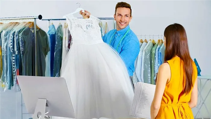 Химчистка свадебного платья в Москве