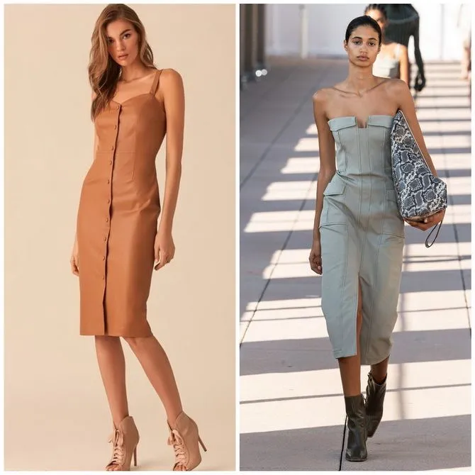 Платье-футляр – элегантная классика в женской моде 2020-2021 года 18