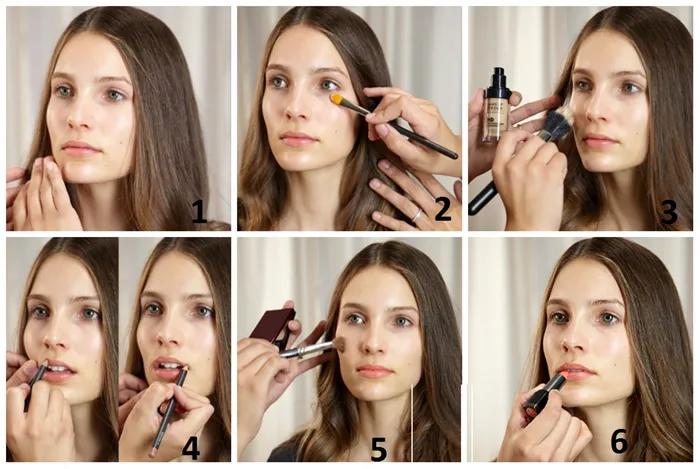 как делать нюдовый макияж