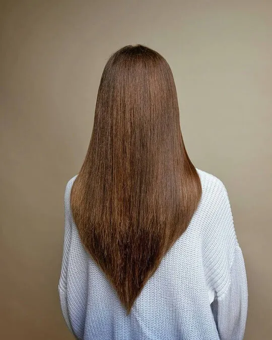 Стрижка лисий хвост на длинные волосы