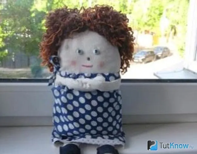 Тряпичная кукла из ткани
