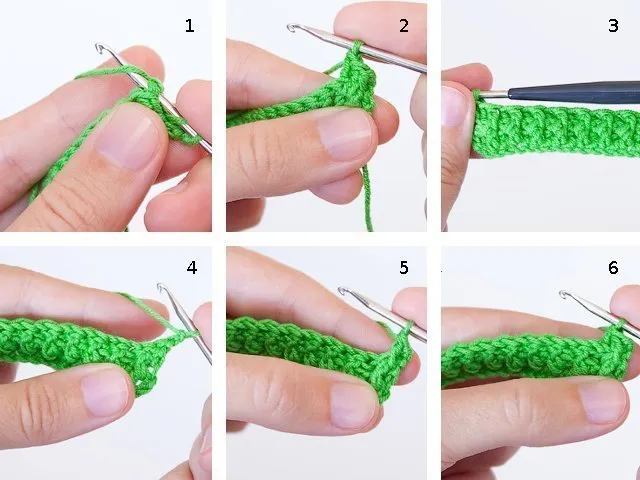 Как связать резинку крючком: простая схема