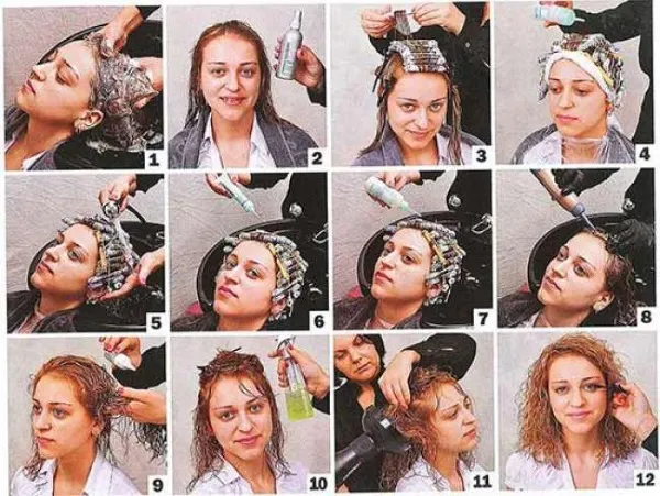 Химическая завивка волос: крупные локоны на средние волосы. Пошаговая инструкция, фото. Как укладывать и восстанавливать волосы