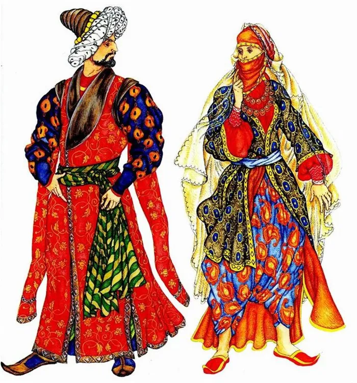 История турецкого национального костюма