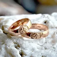 Кольцо со Свадебником золотое