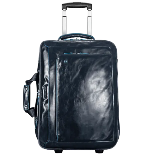 Дорожная сумка Piquadro BV2960B2/BLU2 кожаная темно-синяя55 x 38,5 x 23 см