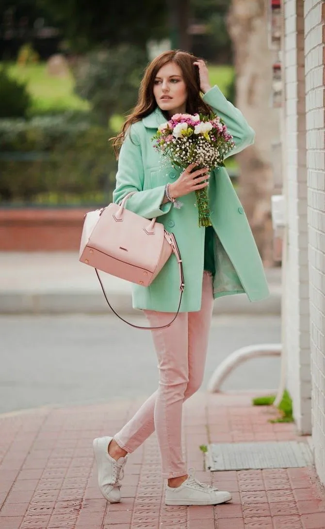 Зеленый и розовый: как сочетать модные цвета в образе 20