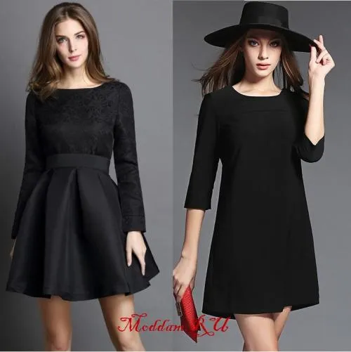 Вечерний образ в черном платье. Какие платья черного цвета будут в моде: футляр против Шанель (с фото)