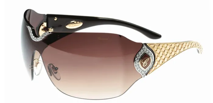 Спортивные солнцезащитные очки Clic Gold из 18-каратного золота