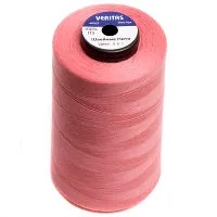 Нитки швейные 100% PE 40/2 цв S-002 розовый грязный (боб 5000ярдов) VERITAS