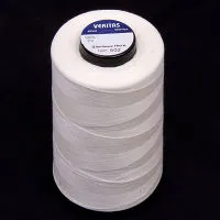 Нитки швейные 100% PE 40/2 цв S-502 белый молочный (боб 5000ярдов) VERITAS