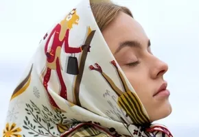Как красиво завязать платок на голове летом
