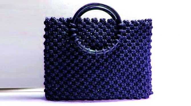 плетеная сумка