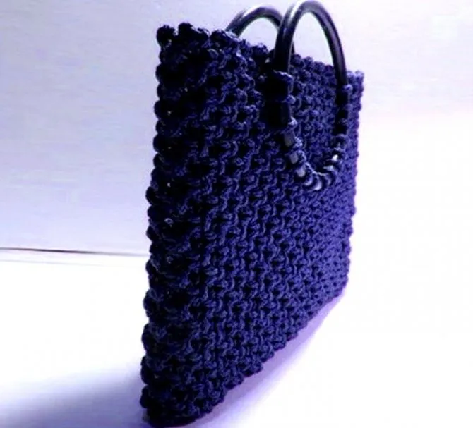 плетеная сумка