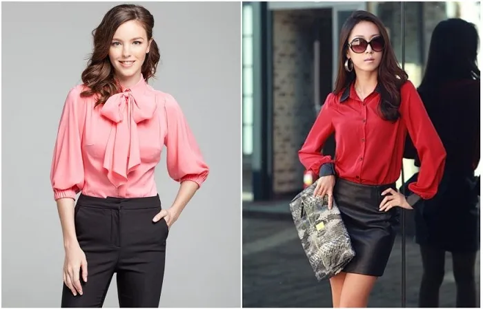Вместо классических блуз стилисты рекомендуют рубашки