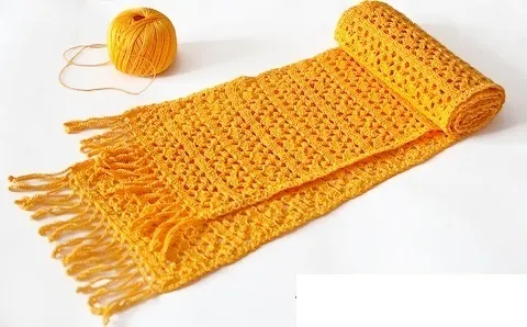 обвязанный шарф