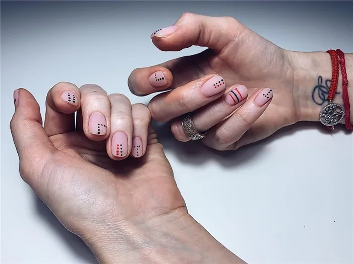 Маникюр с точками: 33 новинки дизайна ногтей на все случаи жизни. Быстро, легко и эффектно!