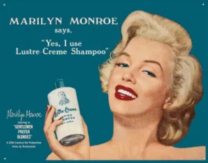 реклама косметики в 50-х