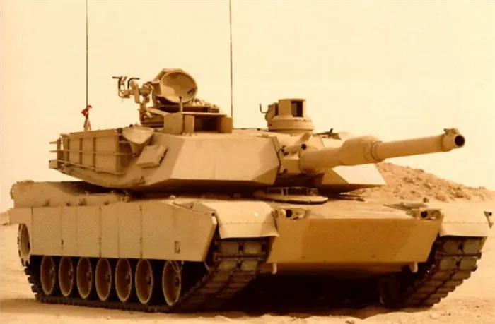 Камуфляж военной техники. Американский танк Abrams. Фото.