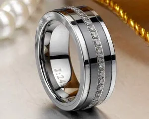 Стальное кольцо в подарок