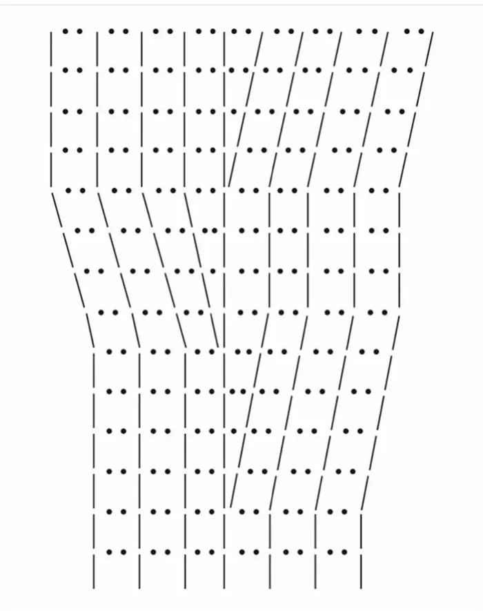 схема для филейного вязания