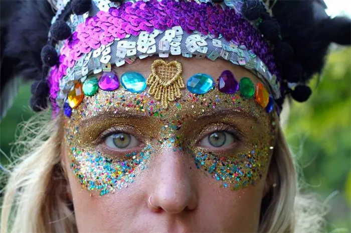 Необычный макияж на фестиваль в стиле бохо