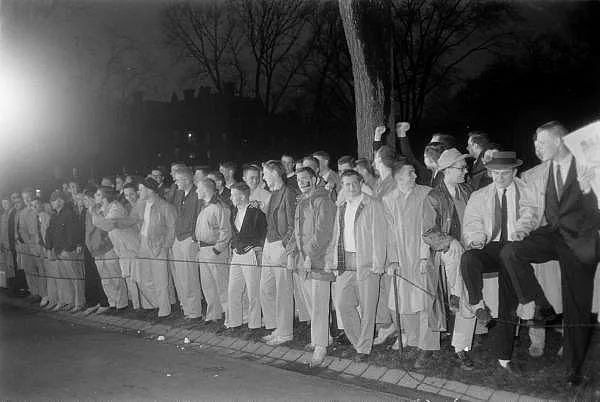 Студенты Принстонского университета, 1957. Изображение с Ivy Style.
