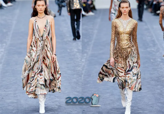 Вечернее платье Roberto Cavalli осень-зима 2019-2020